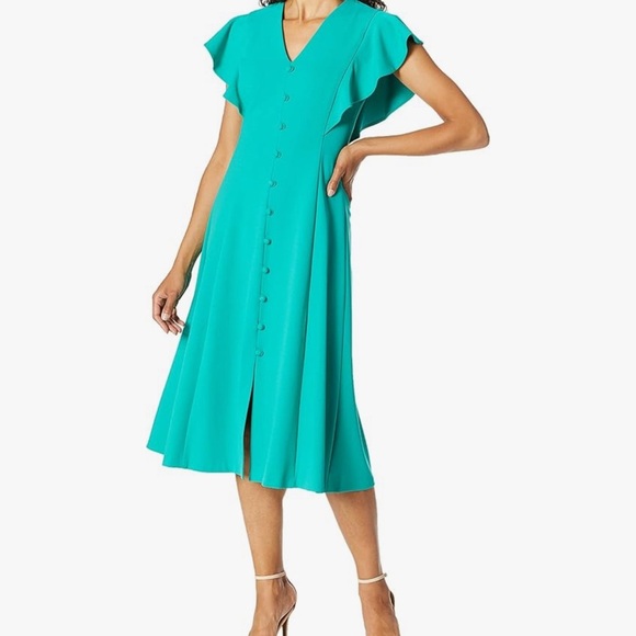 Calvin Klein Teal Dress - Picture 5 of 5